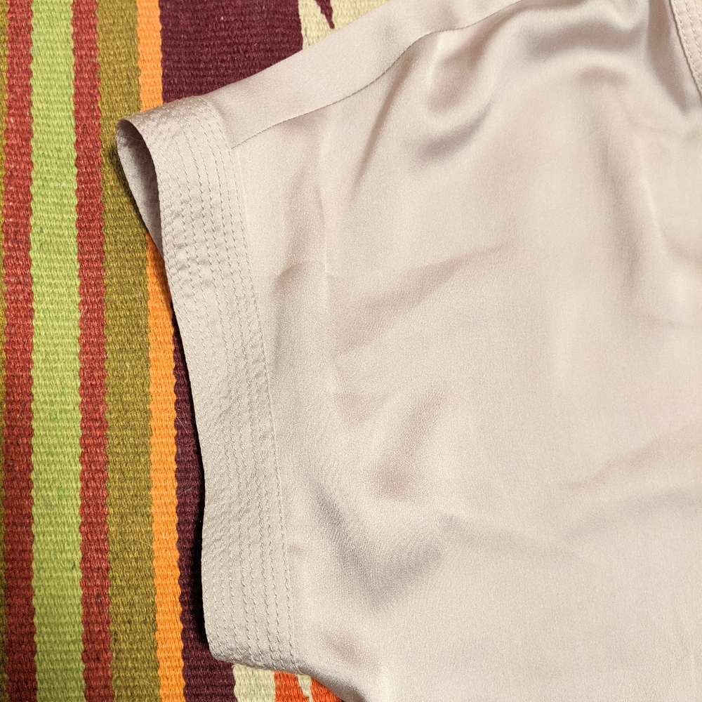 Lucky Brand V Neck Draped Blouse - Picture 5 of 8